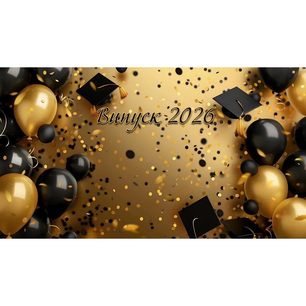 Баннер на выпускной 2026 — праздничная фотозона
