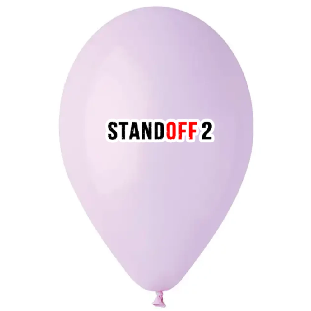 Наклейка на шар “Стандофф / Standoff“ 18“  (без кульки)