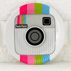 Зображення товара - Набір тарілок тематичних “Instagram/Instagram Party“ 8шт/уп