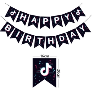 Зображення товара - Гірлянда Happy Birthday “Тік Ток“