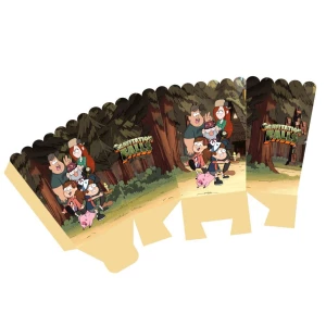 Зображення товара - Коробочка для попкорна “Гравити Фолз“ 15,5*11,5*9,5 см - поштучно